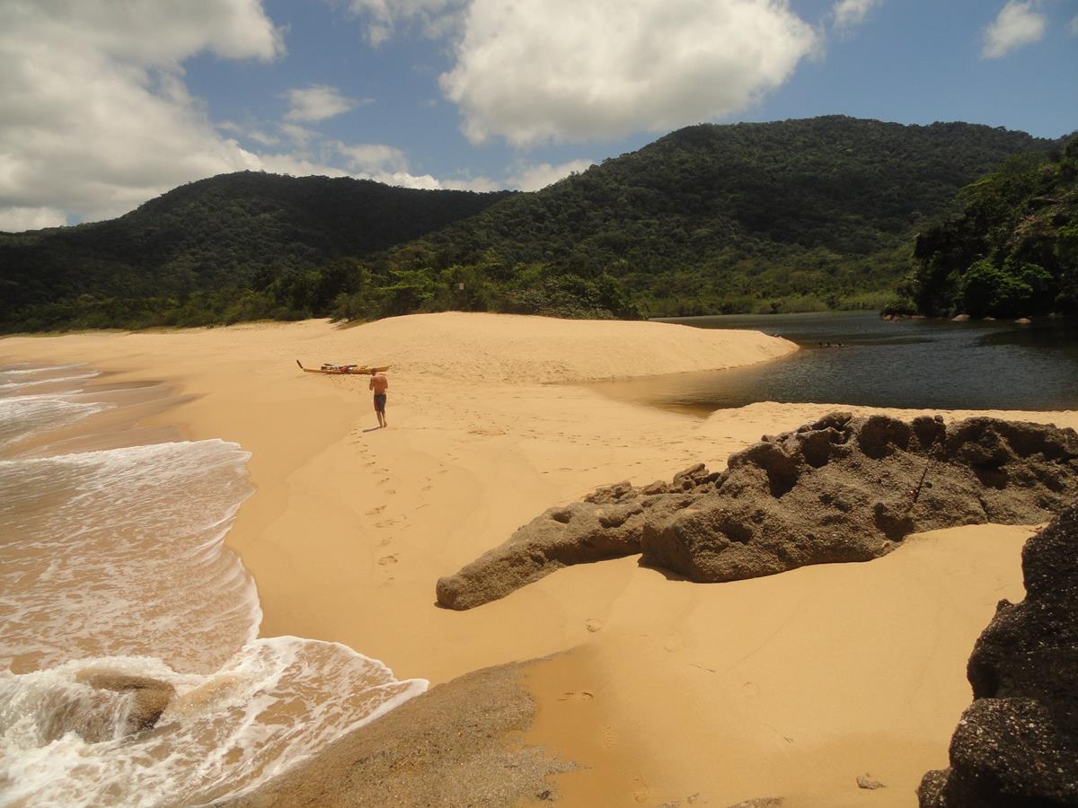 Paisagem da expedição Trilha praias desertas