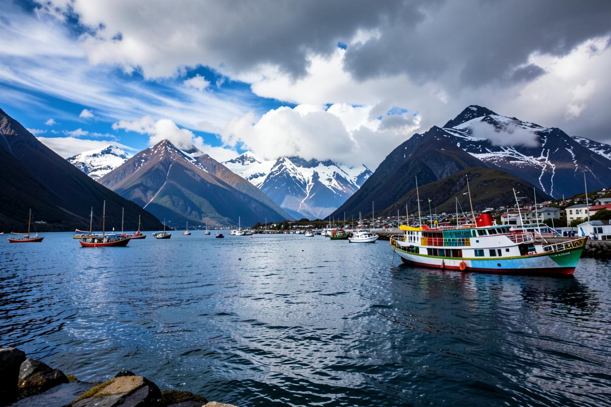 Paisagem da expedição Ushuaia
